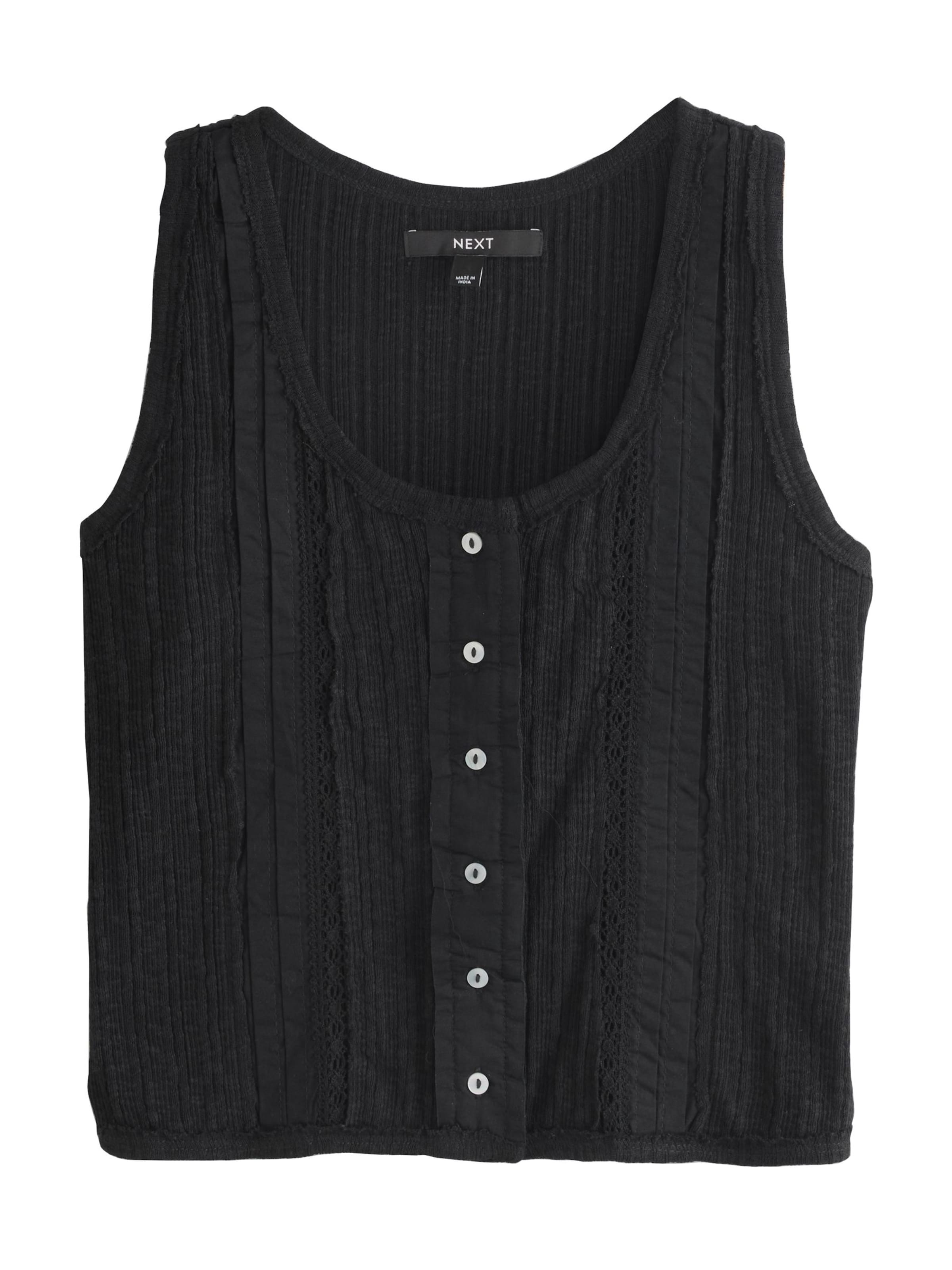 Next Блузка в Черный: спереди