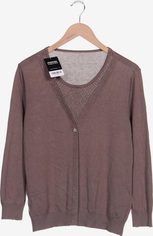 Atelier Goldner Schnitt Sweater & Cardigan in 4XL in Brown: front