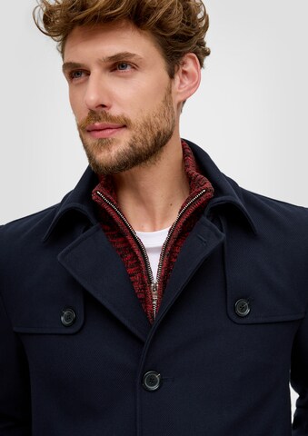 s.Oliver Between-Seasons Coat in Blue