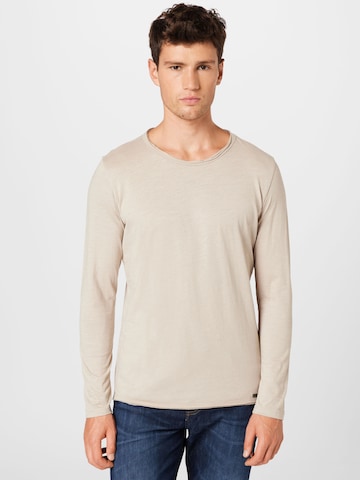 Key Largo Regular Fit Bluser & t-shirts 'CHEESE' i beige: forside