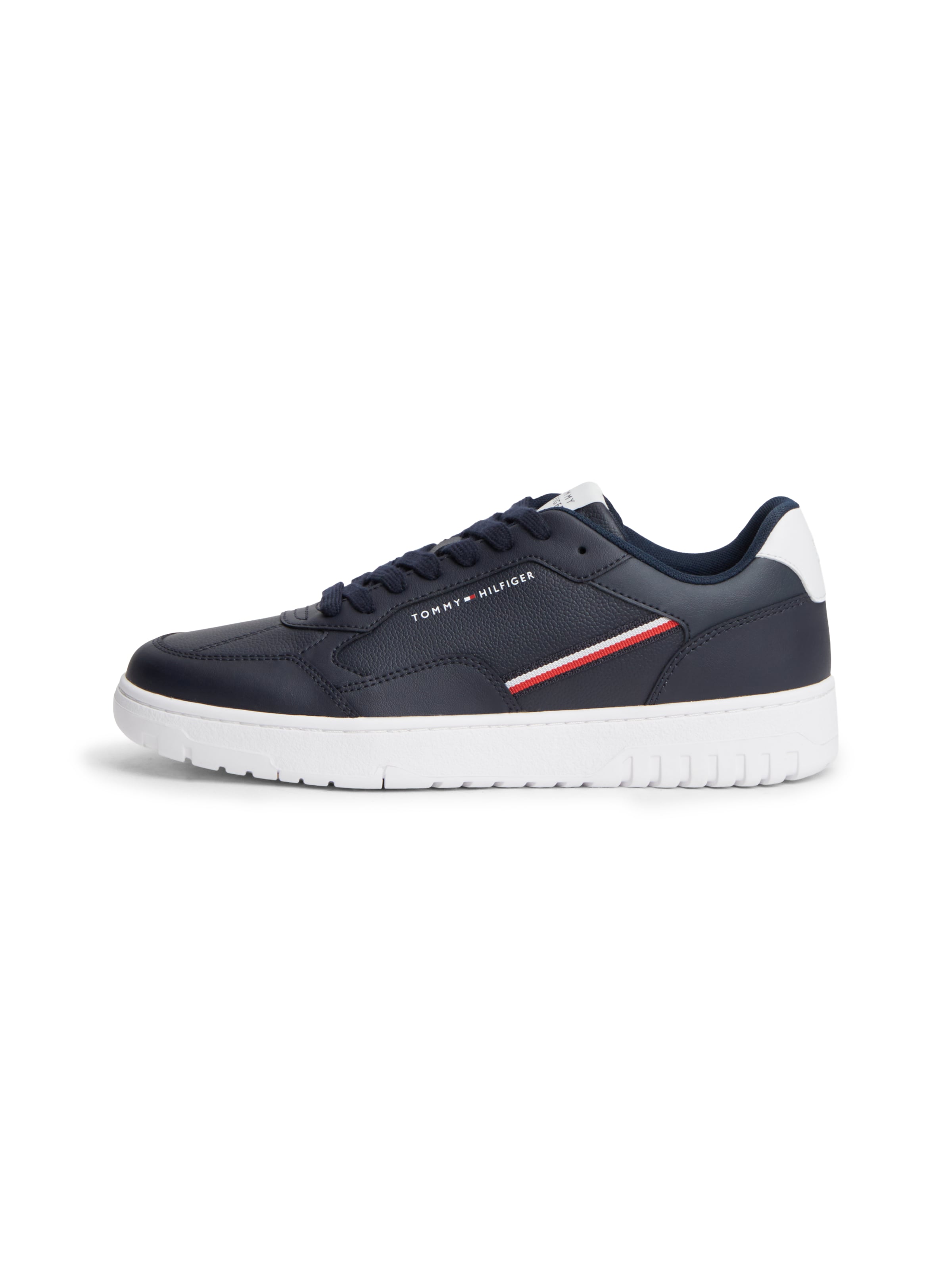 TOMMY HILFIGER Sneakers laag 'Basket Corporate' in Blauw: voorkant
