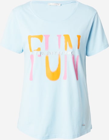 Key Largo Shirt 'FUN' in Blue: front