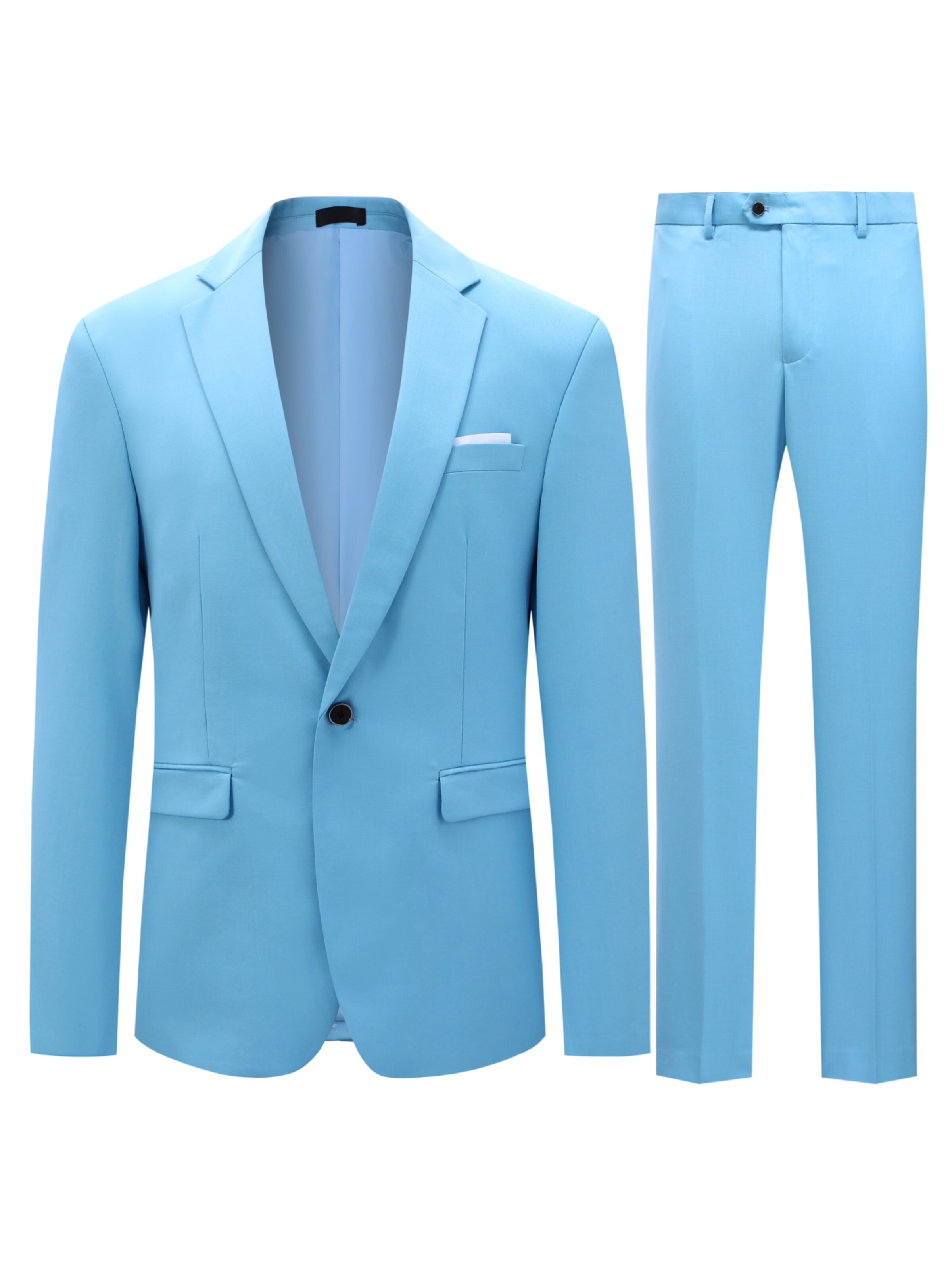 Youthup Suit in Sky blue, Item view