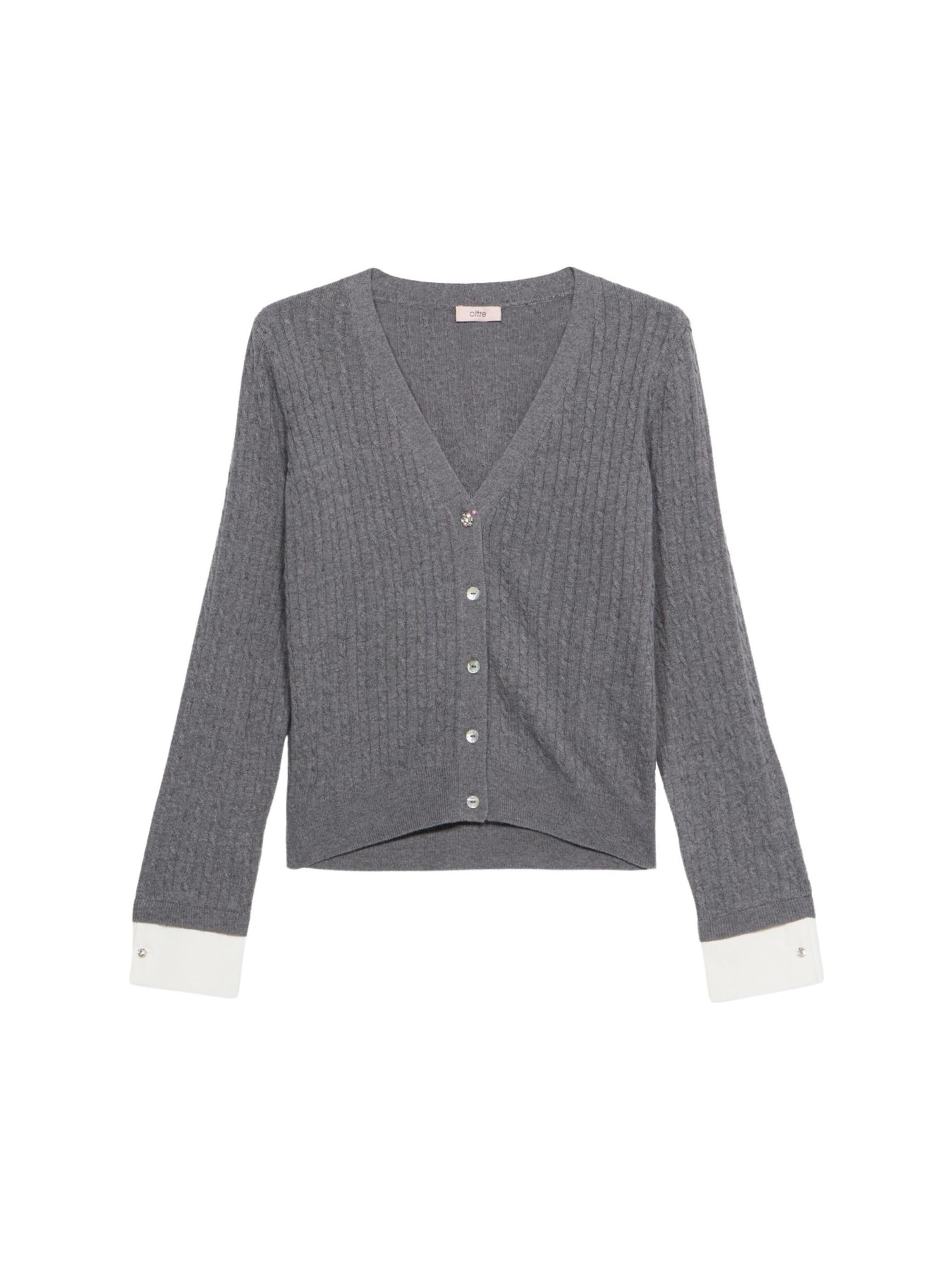 oltre - Jersey en gris: frente