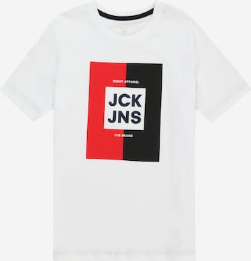 Jack & Jones Junior Skjorte 'OSCAR' i hvit: forside