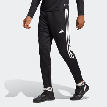 ADIDAS PERFORMANCE Slimfit Sporthose 'Tiro 23 Club ' in Schwarz: Vorderseite