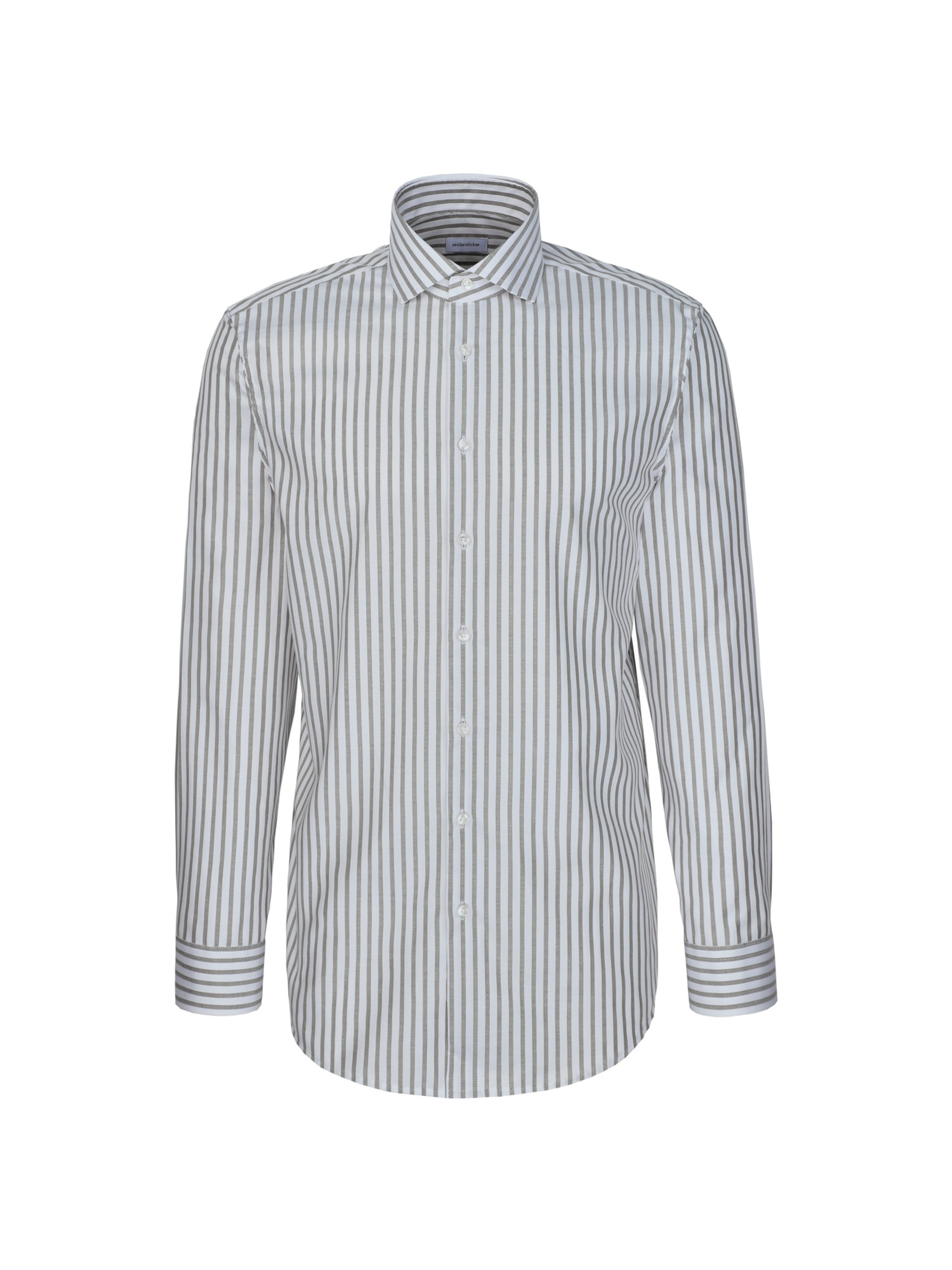 Chemise 'Schwarze Rose' SEIDENSTICKER en vert : devant