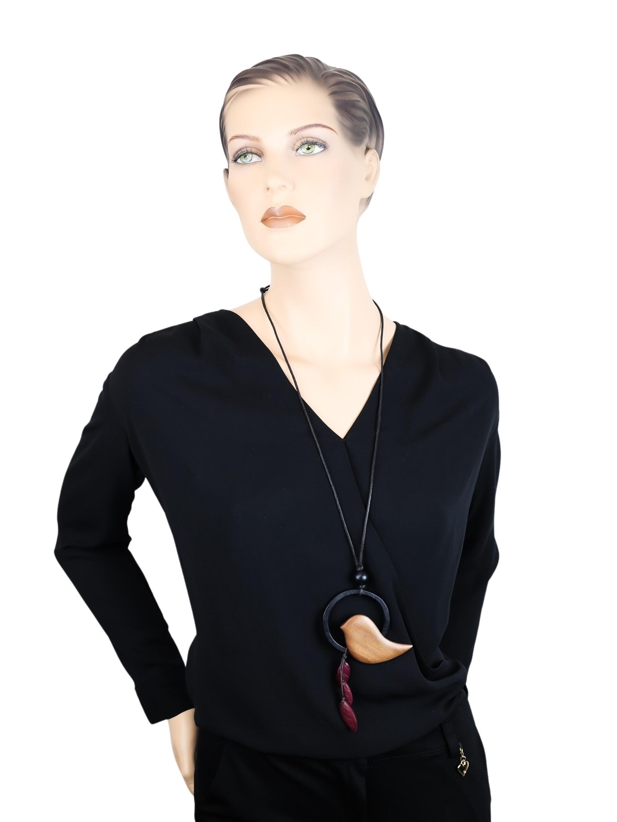 COLLEZIONE ALESSANDRO Necklace 'Desna' in Brown