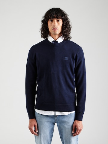 BOSS Pullover 'Kanovano' in Blau: Vorderseite