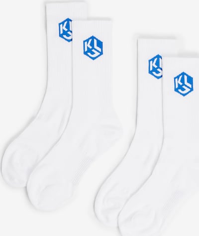 KARL LAGERFELD JEANS Socken in blau / weiß, Produktansicht