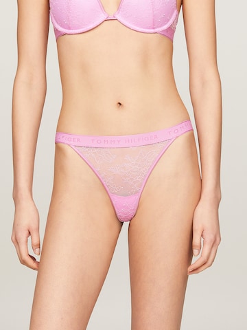 TOMMY HILFIGER Tanga – pink: přední strana