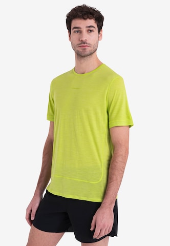 ICEBREAKER Функциональная футболка 'Energy Wind' в Зеленый: спереди
