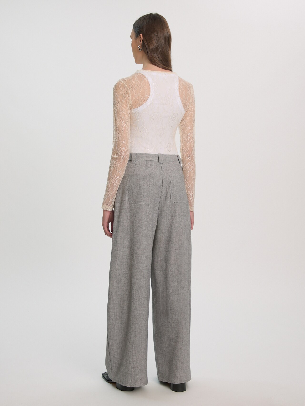 EDITED Nouveautés Pantalon 'Marou' gris