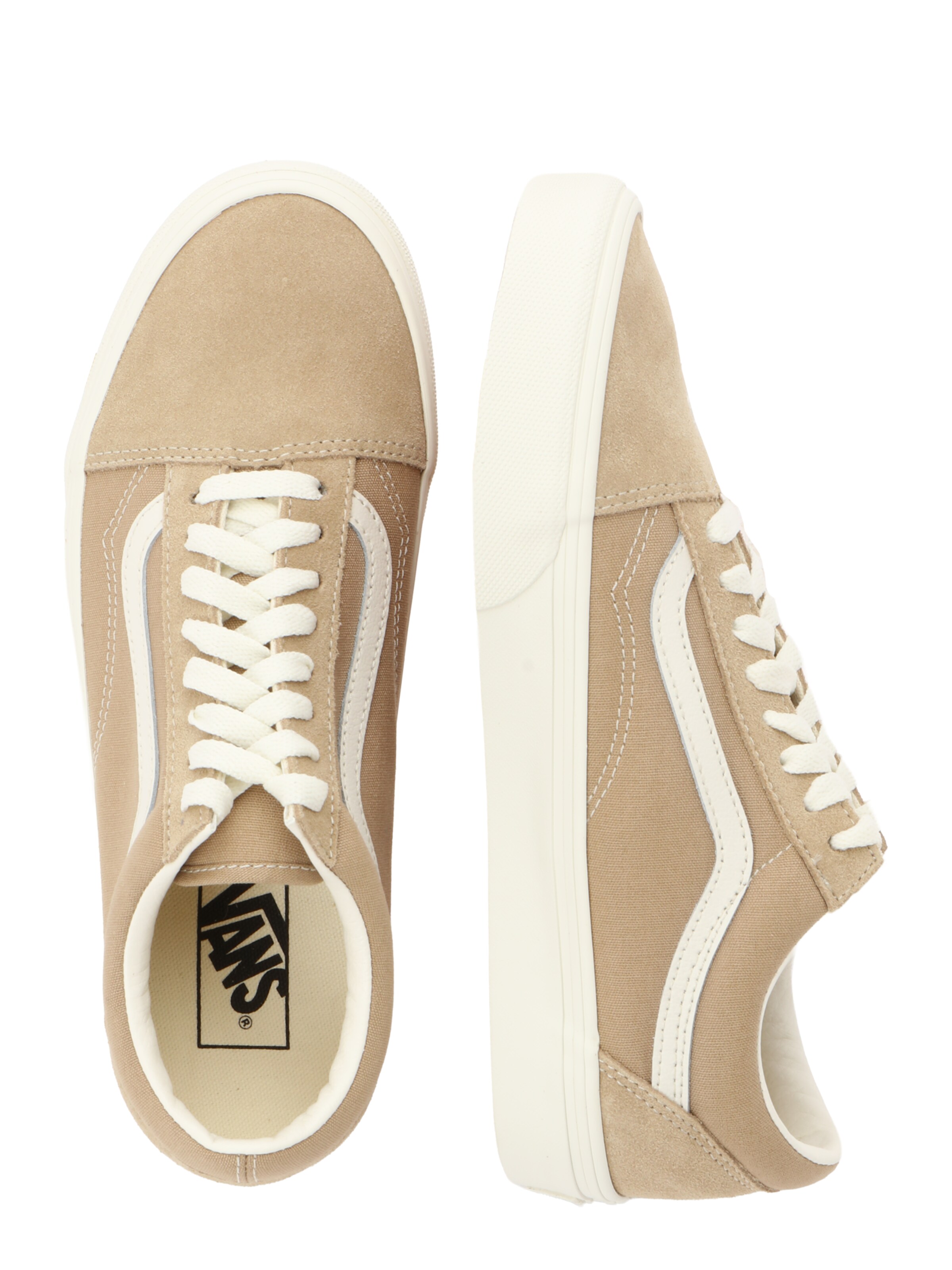 VANS Низкие кроссовки 'OLD SKOOL' в Бежевый