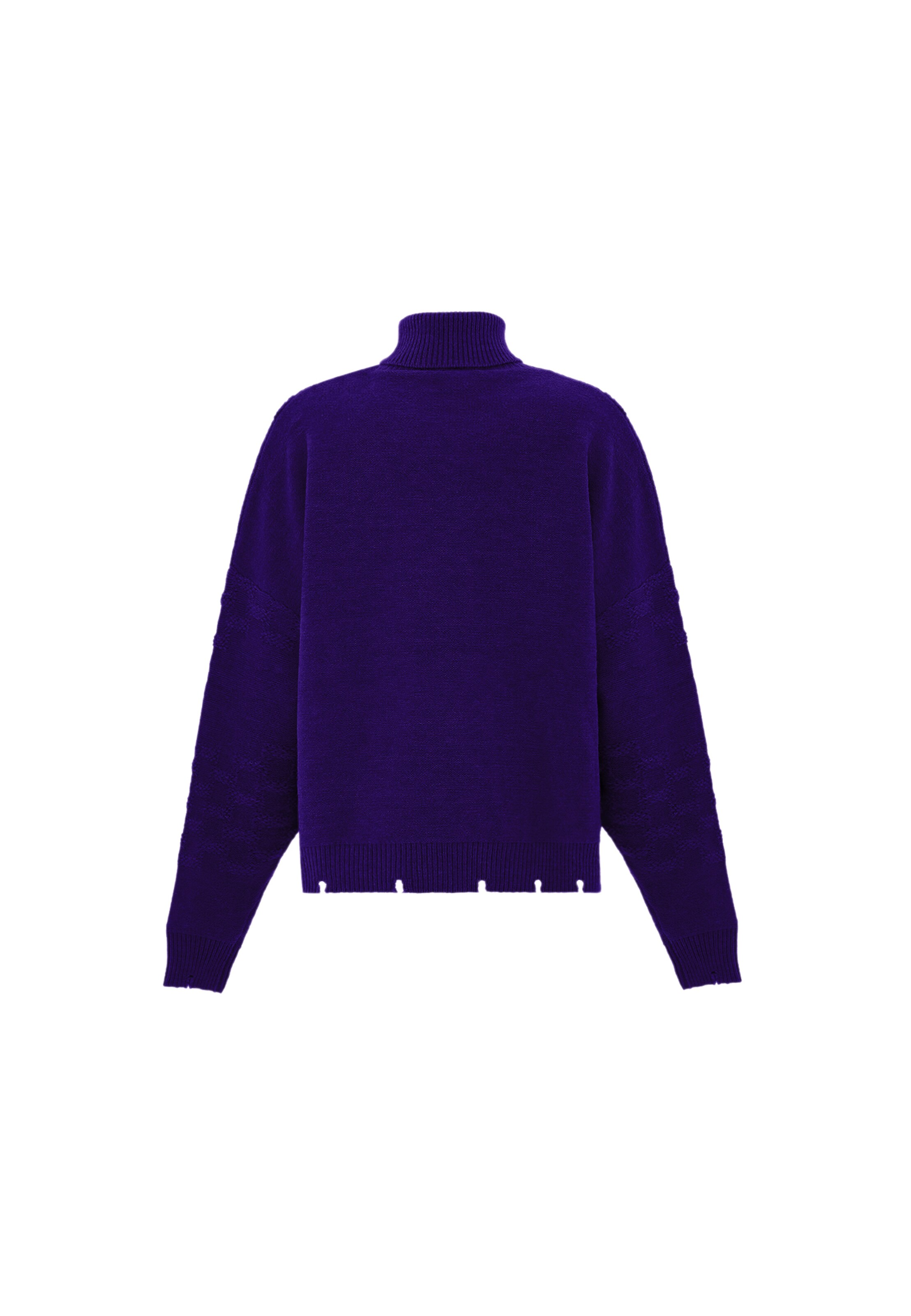 Pullover di faina in lilla