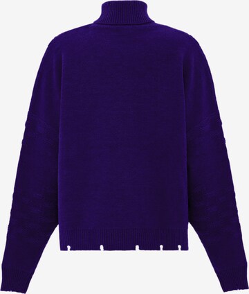 faina - Pullover em roxo