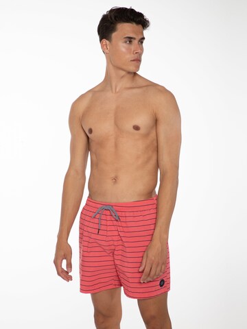 PROTEST Swimming shorts 'SHARIF' in Pink: front