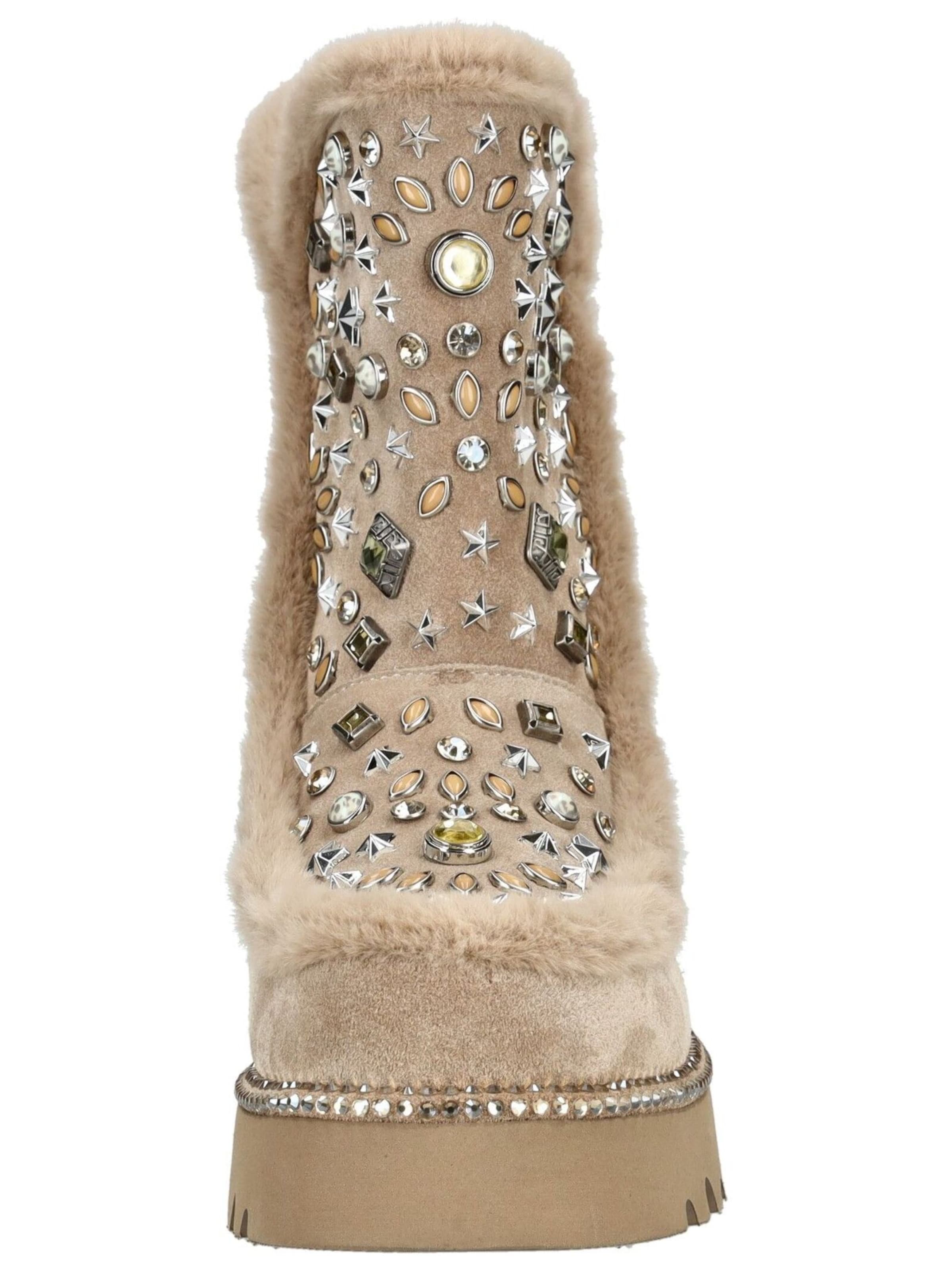 Alma En Pena Boots in Beige