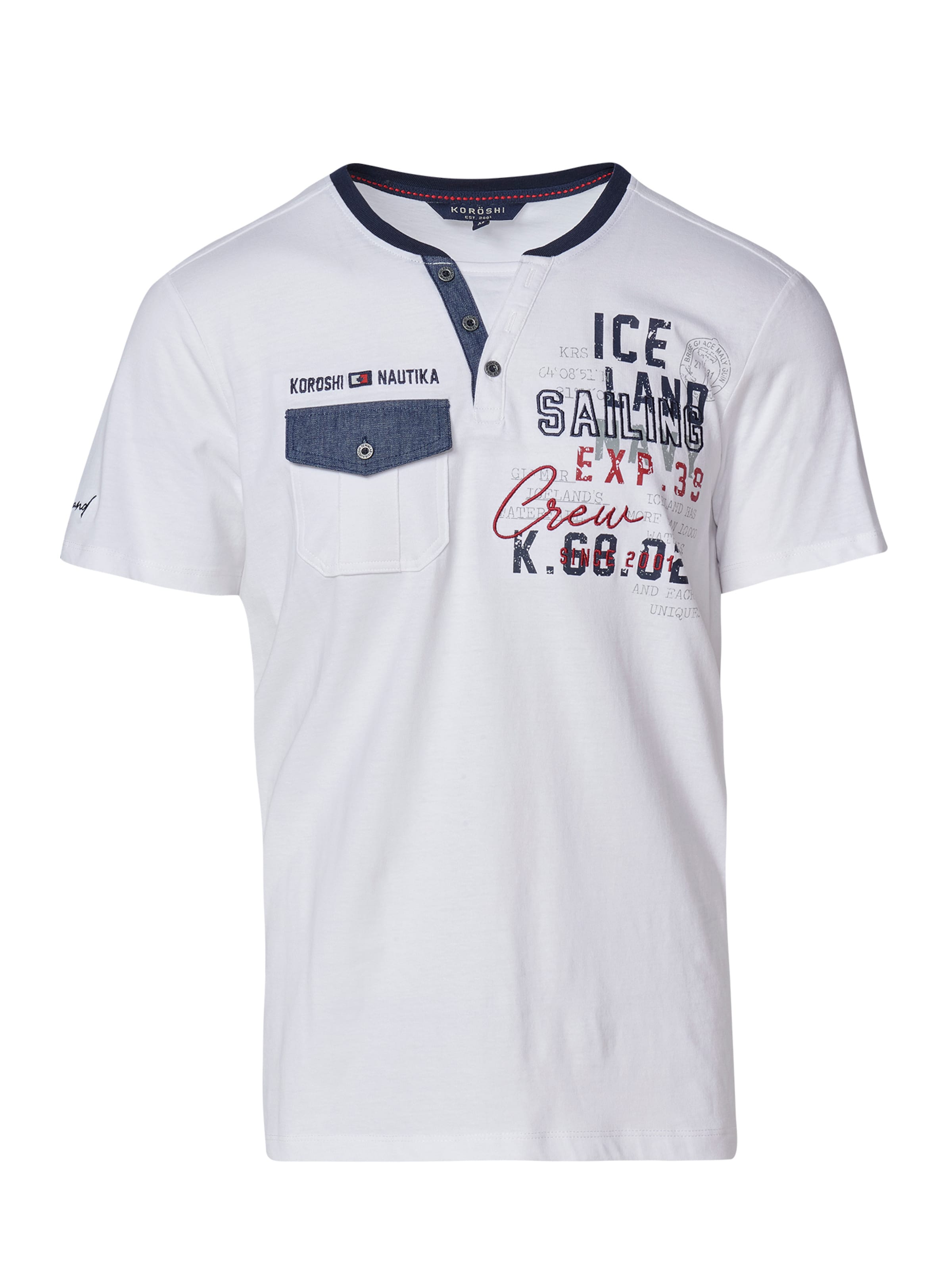 KOROSHI - Camisa em branco: frente