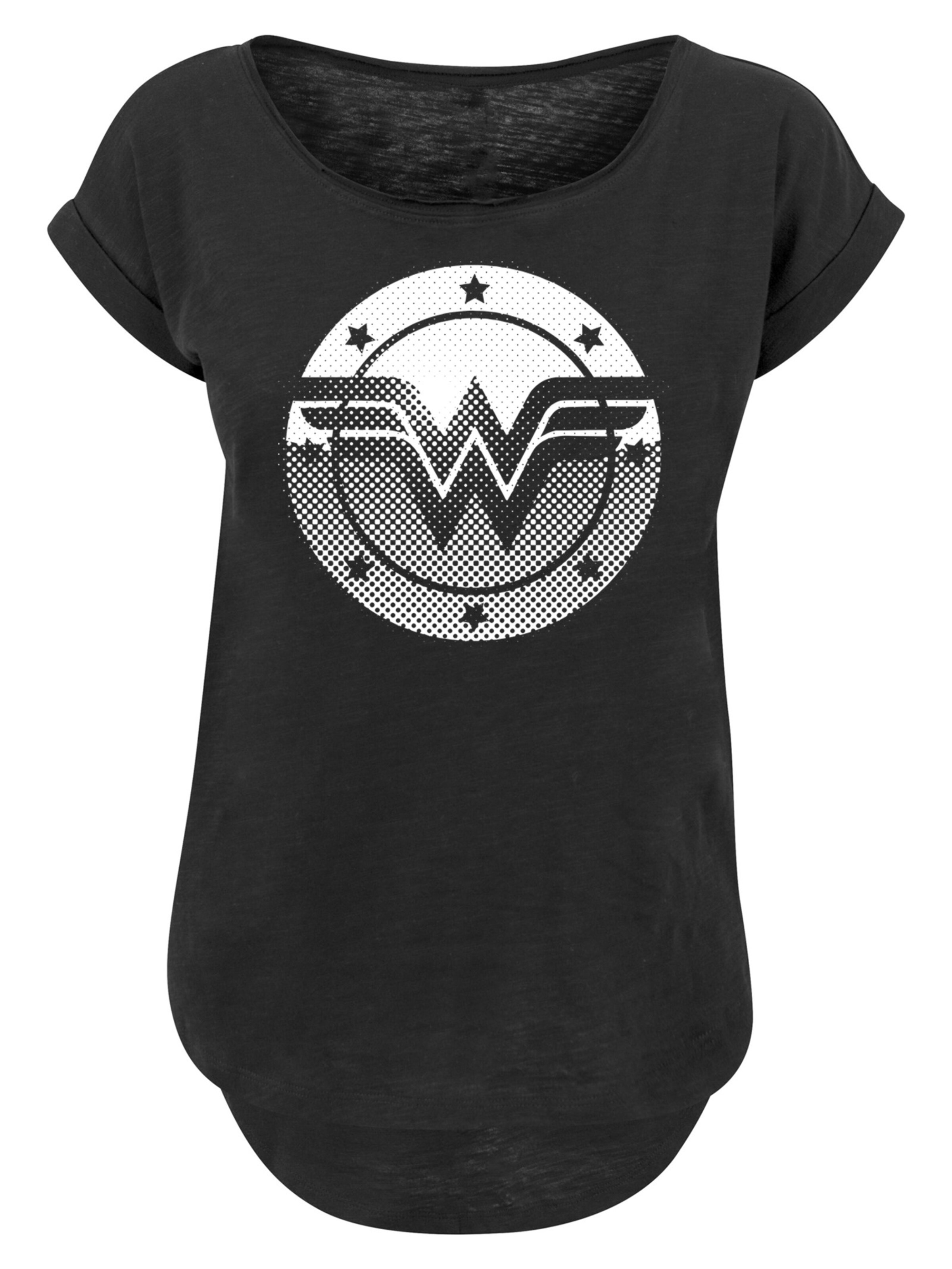 Maglietta 'DC Comics Wonder Woman' di F4NT4STIC in nero: frontale