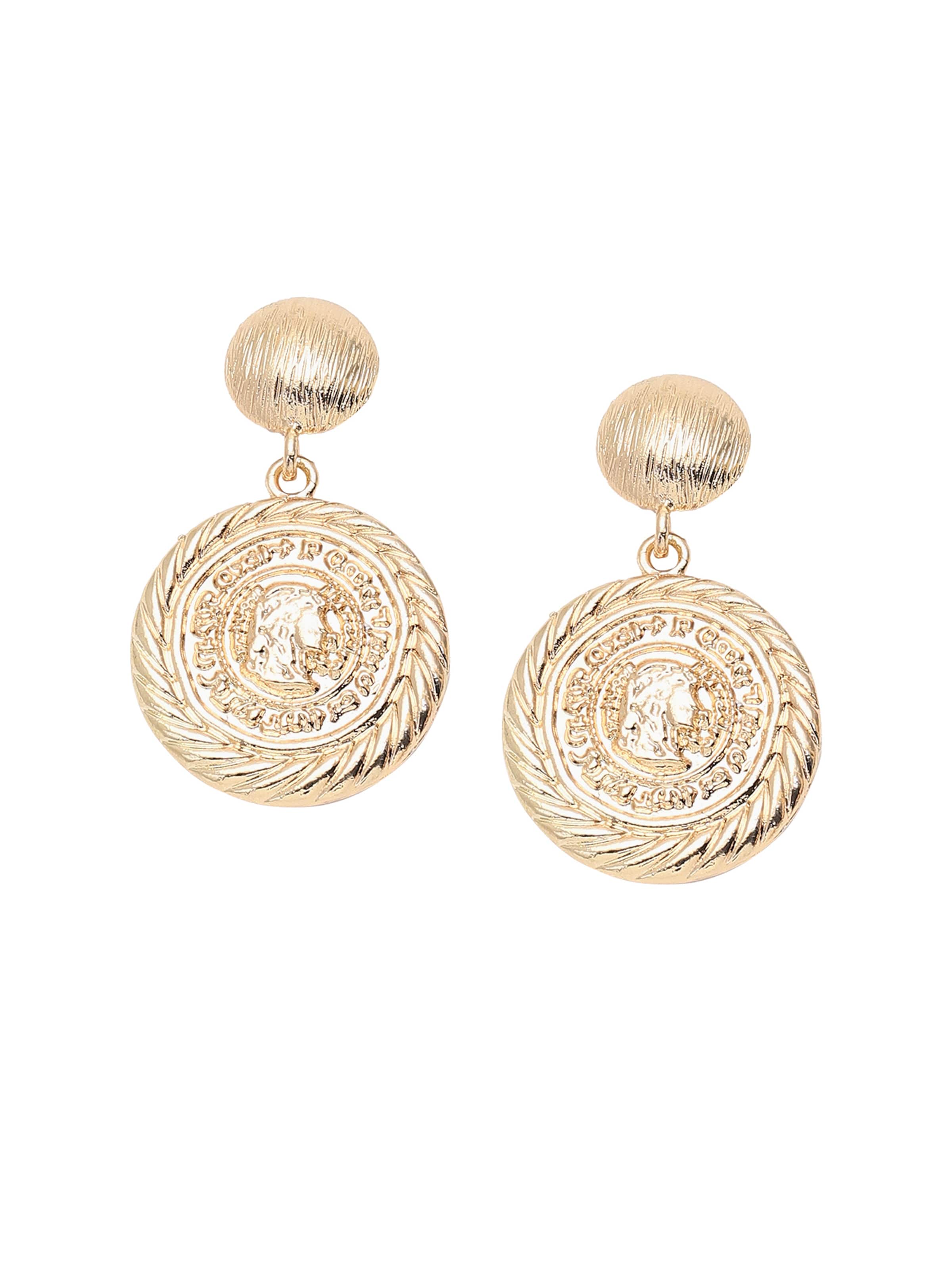 Boucles d'oreilles 'Aaradhika' SOHI en or : devant