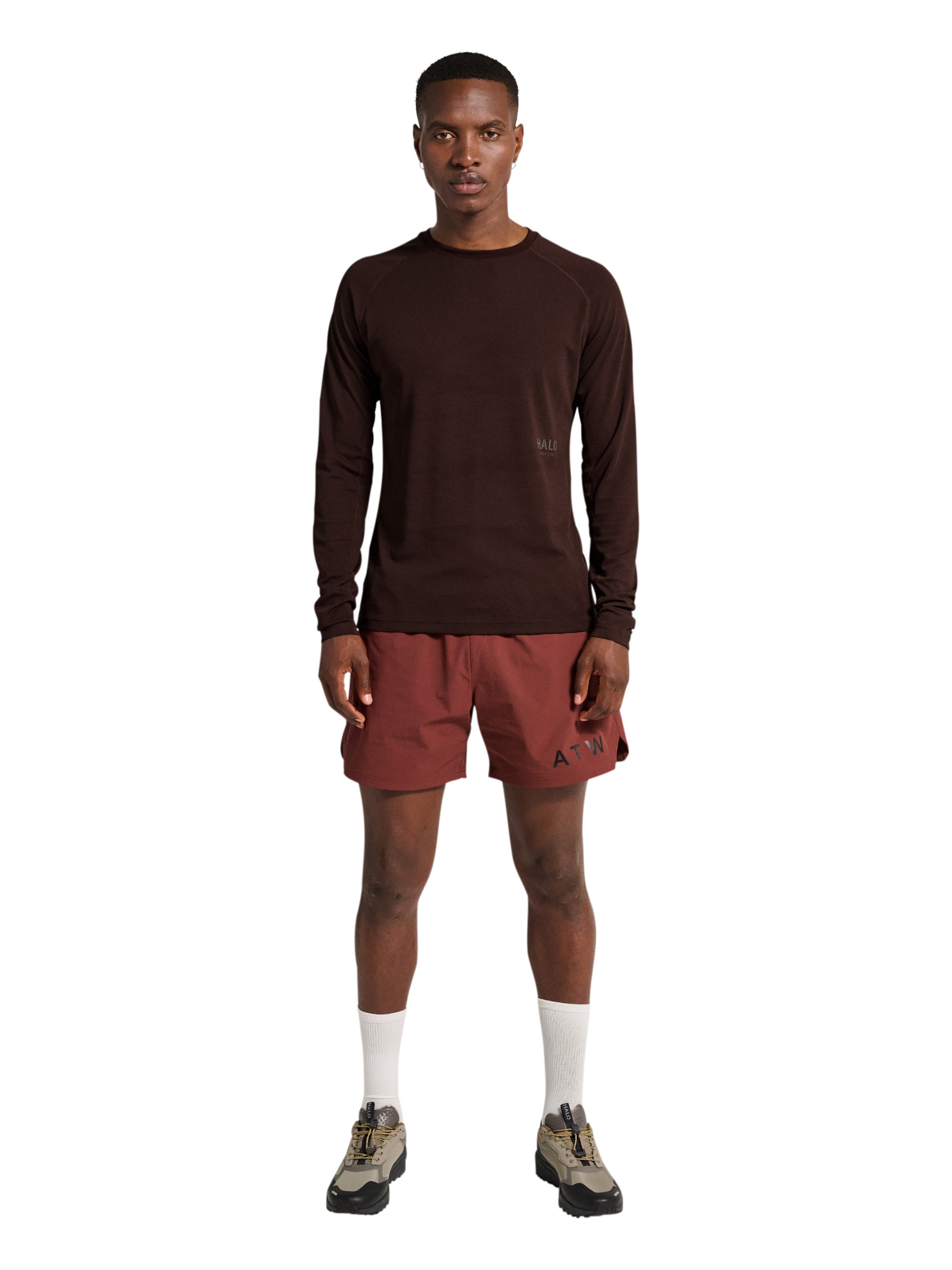 HALO Shirt in Brown: front