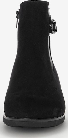 GABOR Botki po kostki '35.501' w kolorze czarny