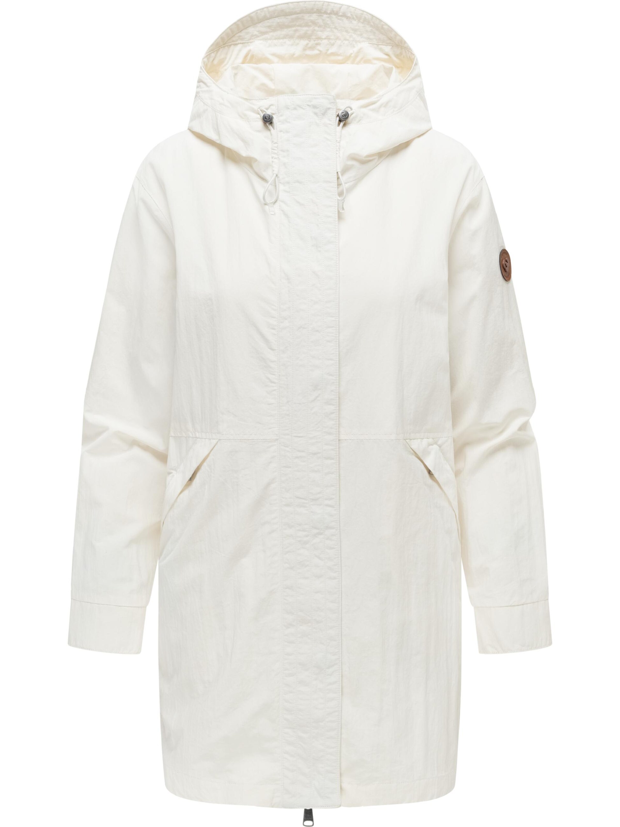 Ragwear Tussenmantel 'Lamyja A' in Wit: voorkant