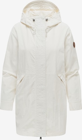 Manteau mi-saison 'Lamyja A' Ragwear en blanc : devant