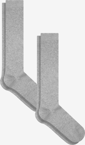 Albero Natur Knee High Socks in Grey: front