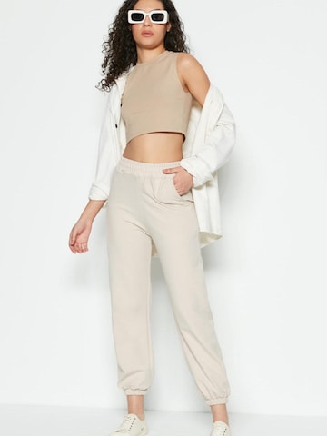 C&City Tapered Broek in Beige
