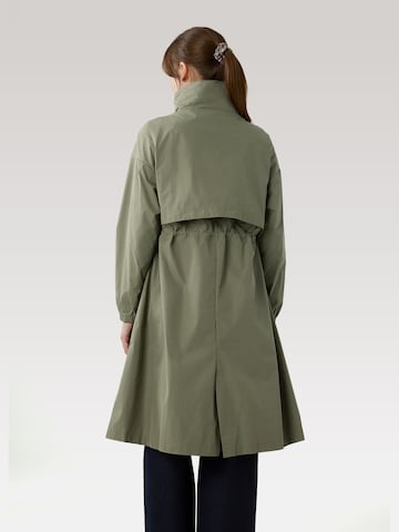 Cappotto funzionale 'Aube Memory Touch' di K-Way in verde