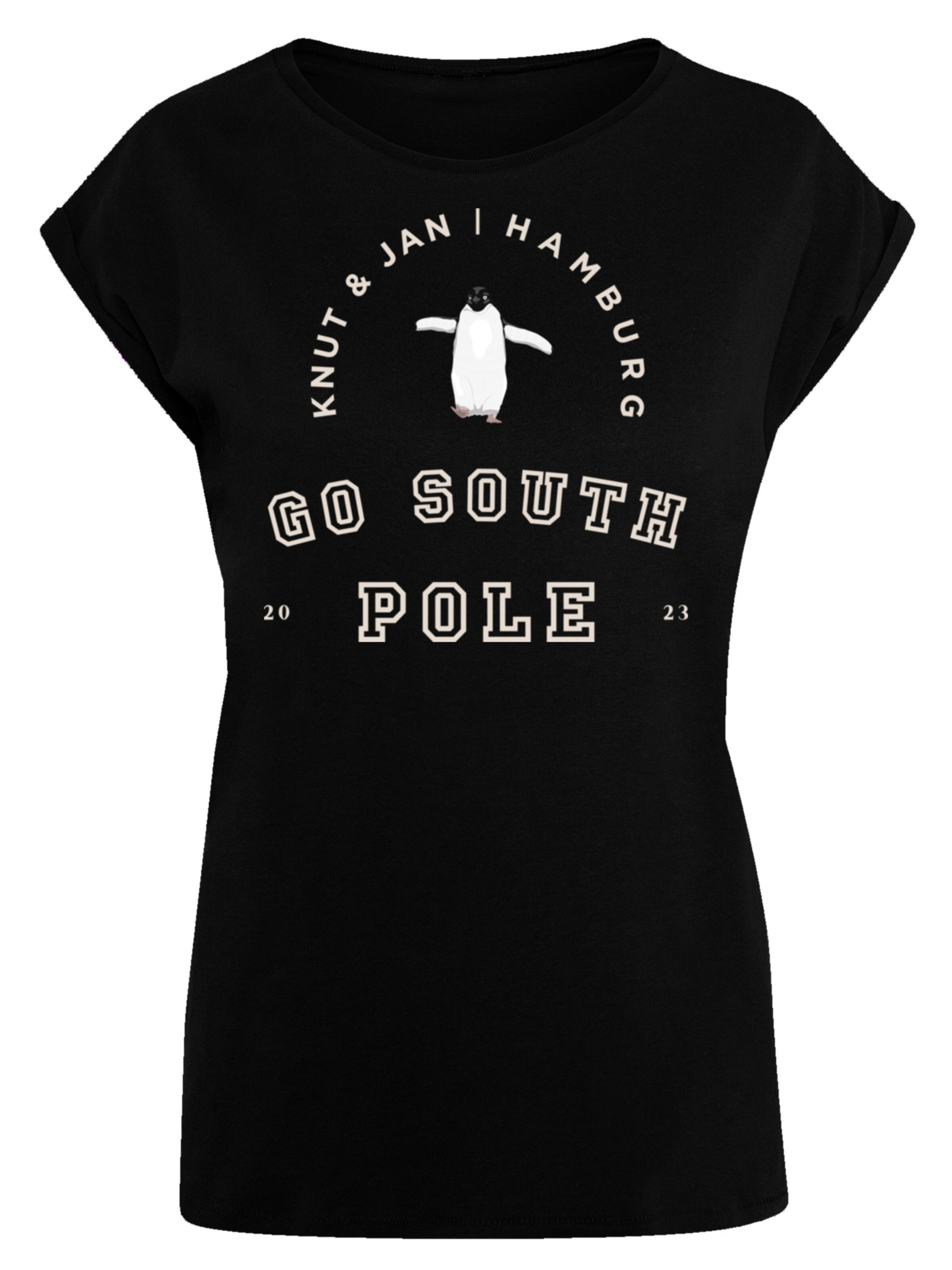 F4NT4STIC Shirt in Zwart: voorkant