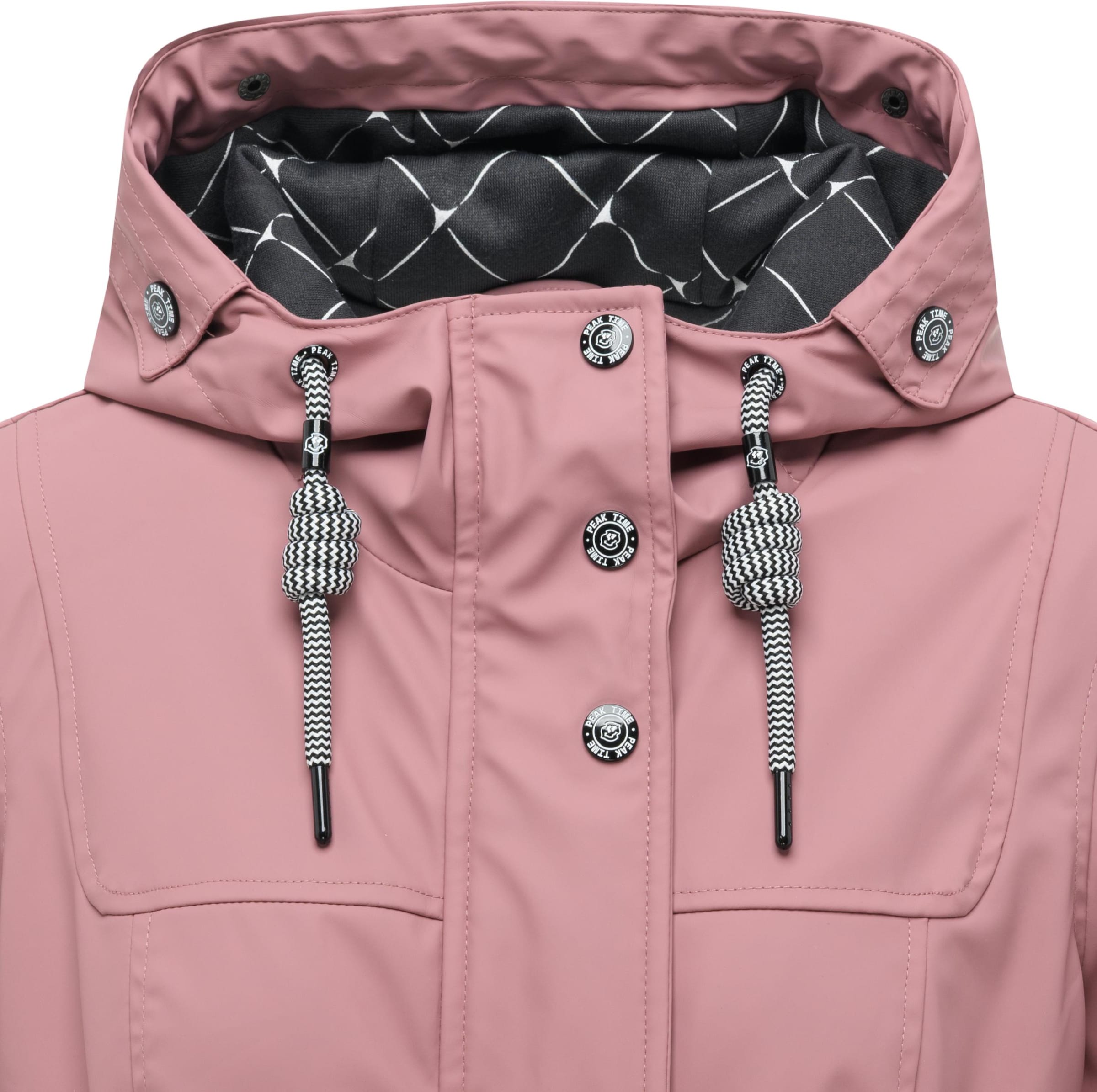 Peak Time Raincoat in Pink