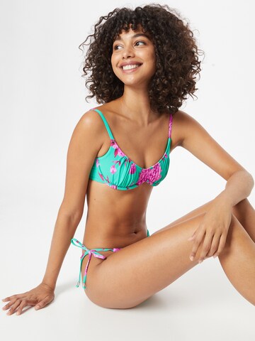 Seafolly Bygelfri Bikiniöverdel 'Sweetheart' i grön