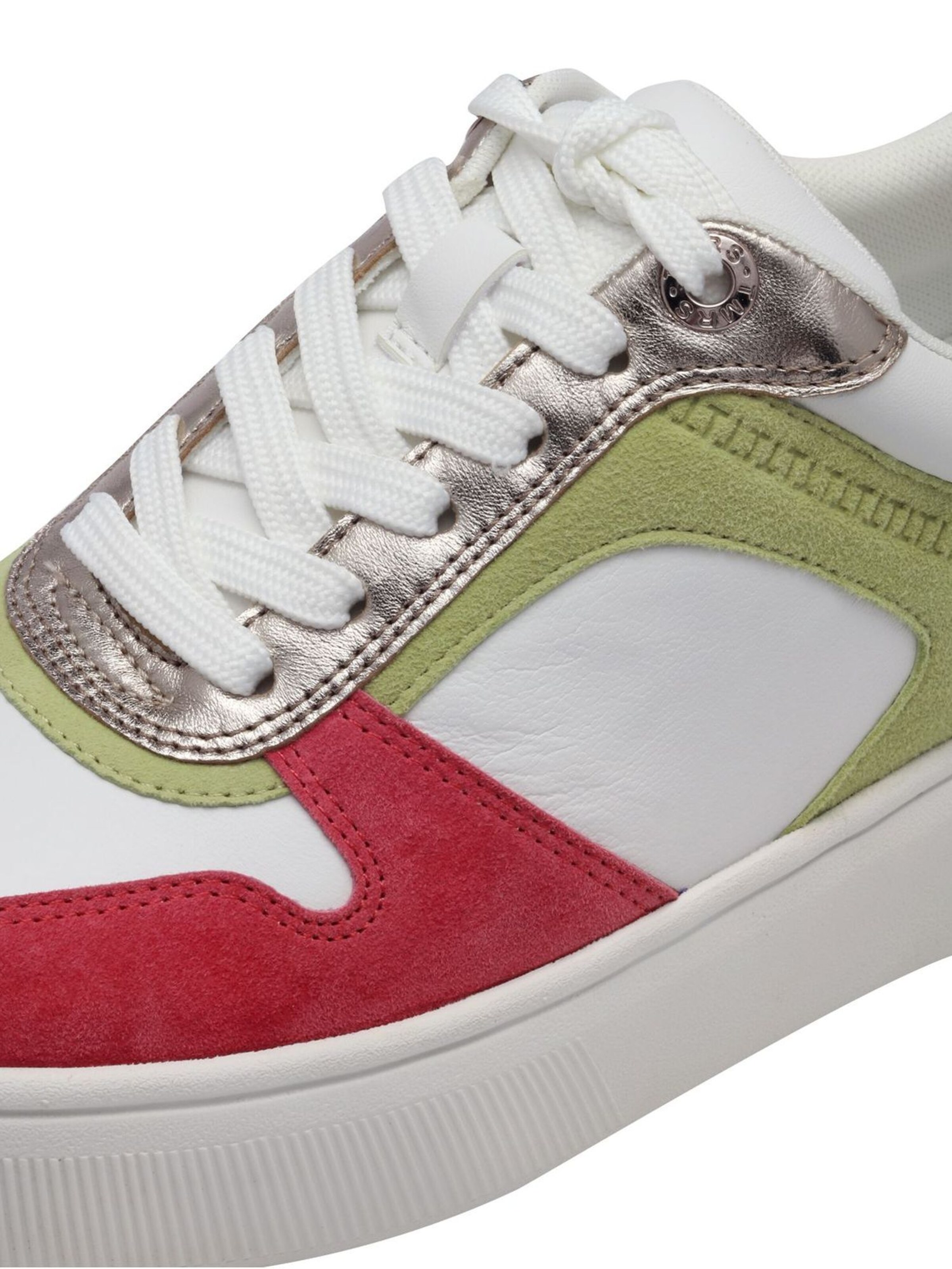 Baskets basses Tamaris en rouge