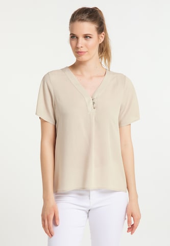 usha BLUE LABEL Bluse in Beige: predná strana