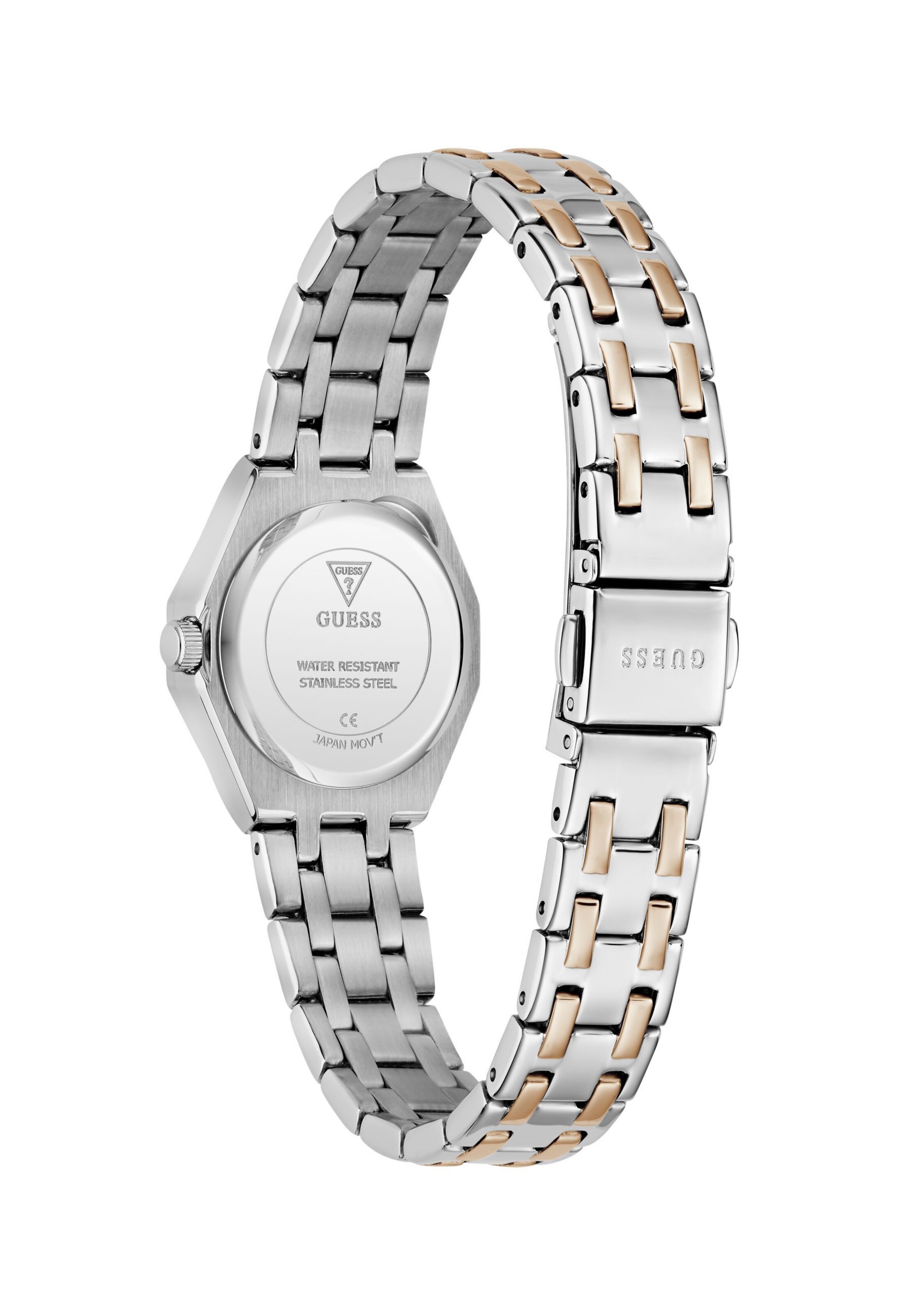 GUESS Analogt ur 'Pixie' i sølv