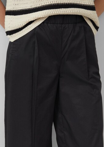 Wide Leg Pantalon s.Oliver en noir