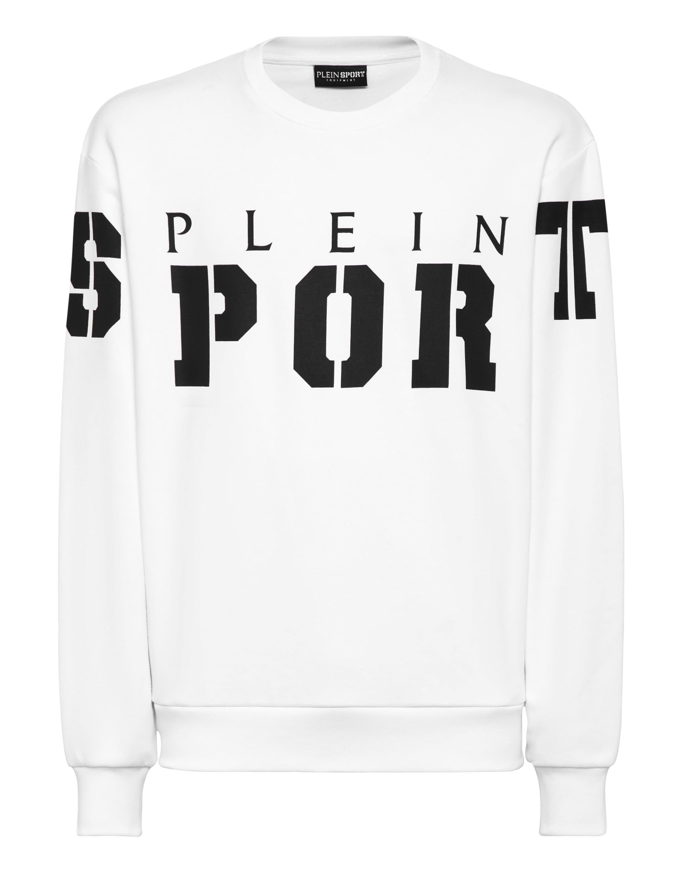 Plein Sport - Sweatshirt de desporto em branco: frente