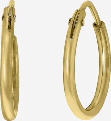 Lucardi Ohrringe in Gold: Vorderseite