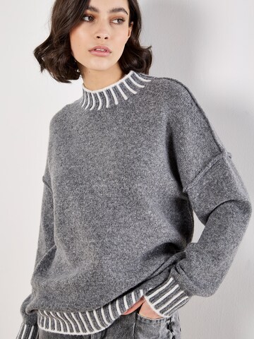 Apricot Sweater in Grey