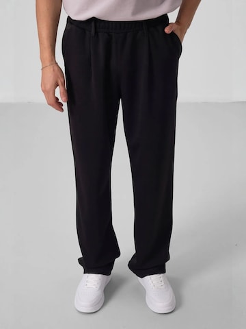 Tommy Life Wide leg Trousers in Black: front