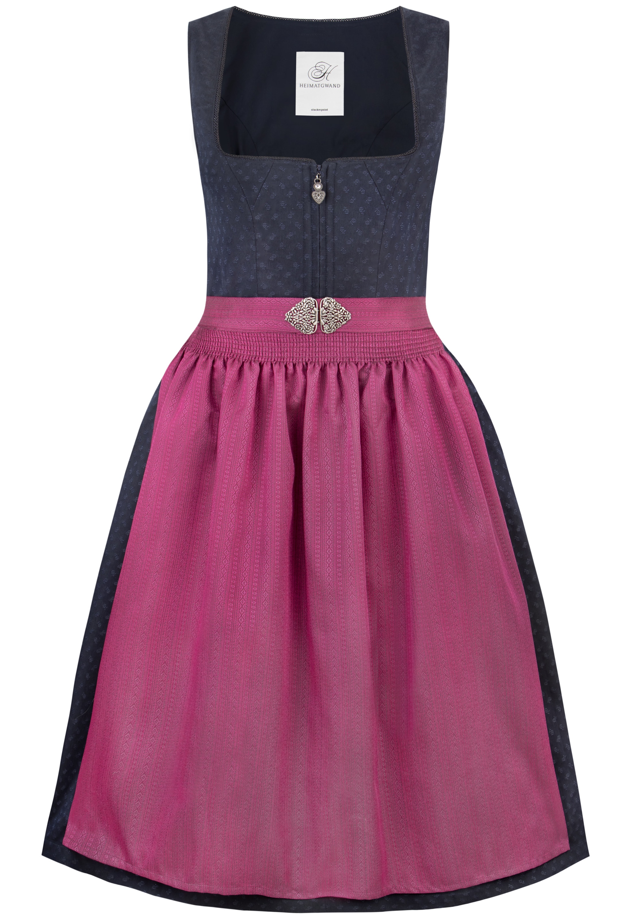 STOCKERPOINT Dirndl 'Beth' in Blauw: voorkant