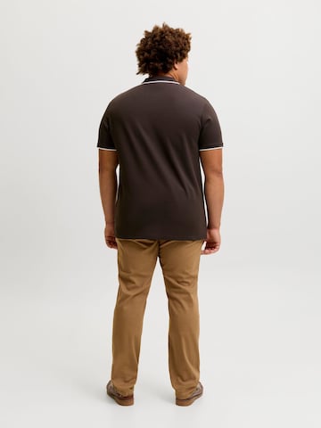 Jack & Jones Plus Shirt in Brown