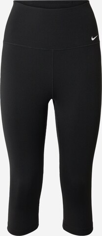 Skinny Pantalon de sport 'One' NIKE en noir : devant