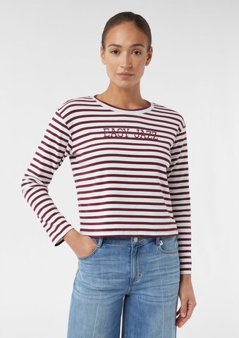 comma casual identity Sweatshirt in Red: front