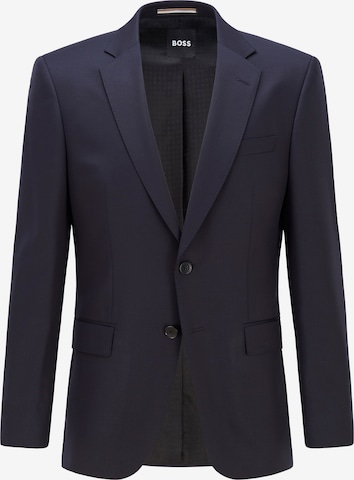 BOSS Slim Fit Businesshemd in Blau: Vorderseite