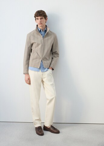 MANGO MAN Between-Season Jacket 'Gabrion' in Grey
