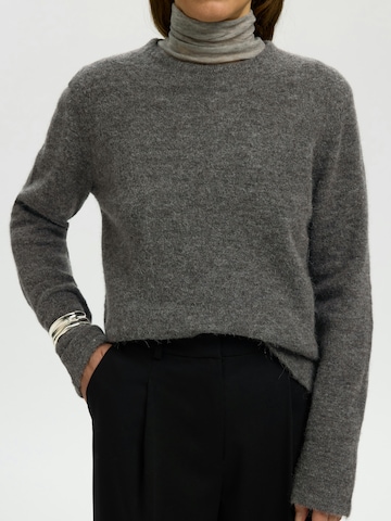 Pullover 'SLWLULU' di SELECTED in grigio